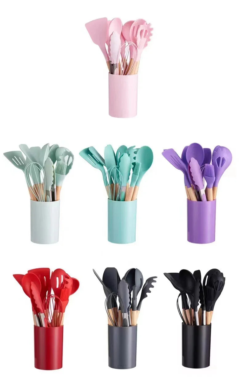 Silicone Cooking Utensils Set