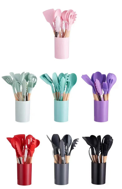 Silicone Cooking Utensils Set