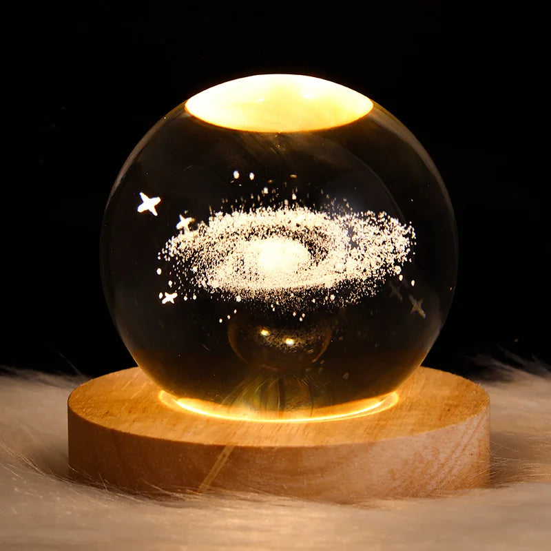 Galaxy Crystal Ball Night Light