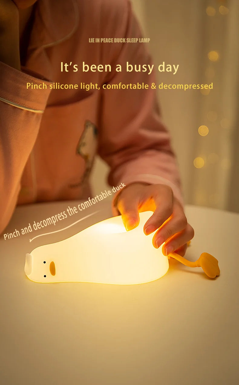 Rechargeable Duck LED Night Light