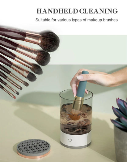 Brush Cleaner & Holder