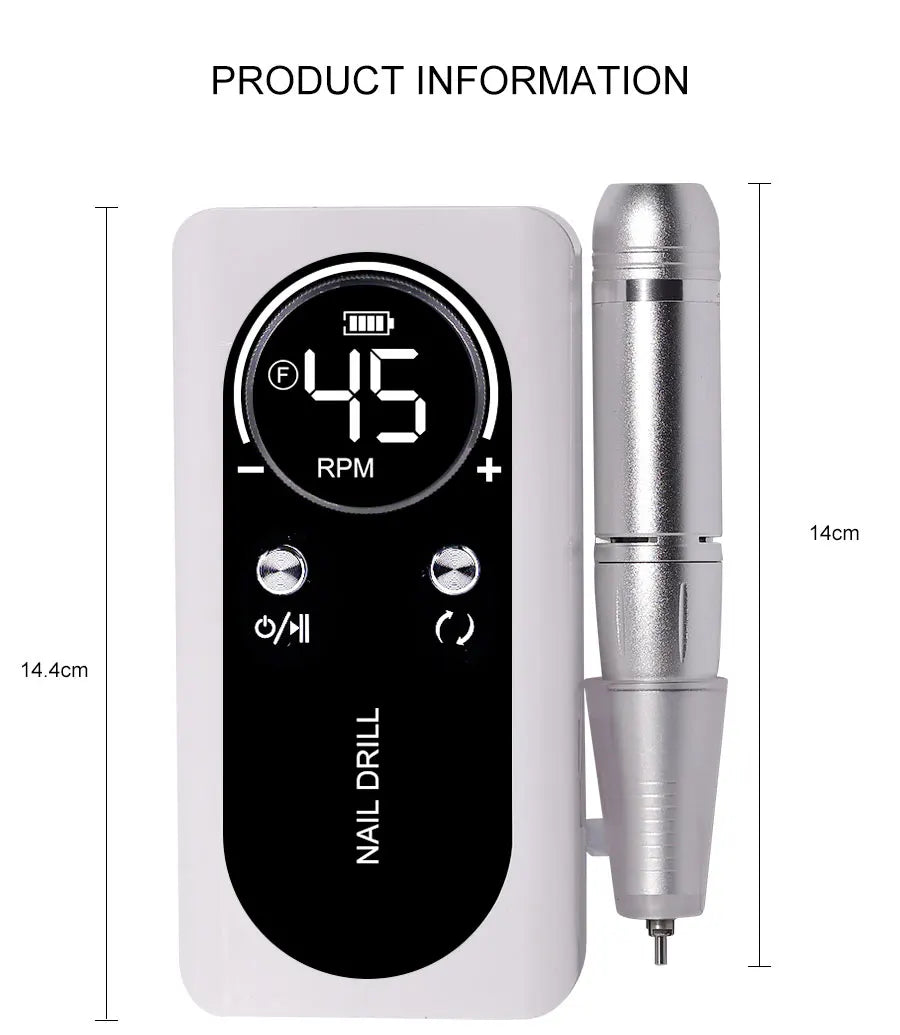 Rechargeable Electric Nail Drill