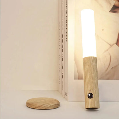 Sensor LED Light – Wood Wall Lamp