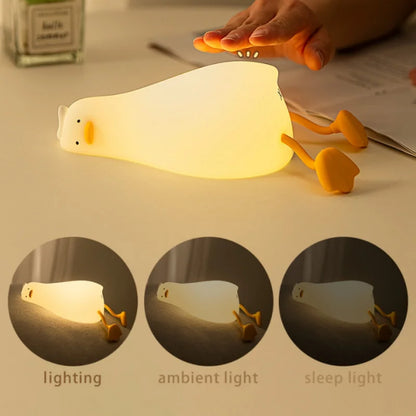 Rechargeable Duck LED Night Light