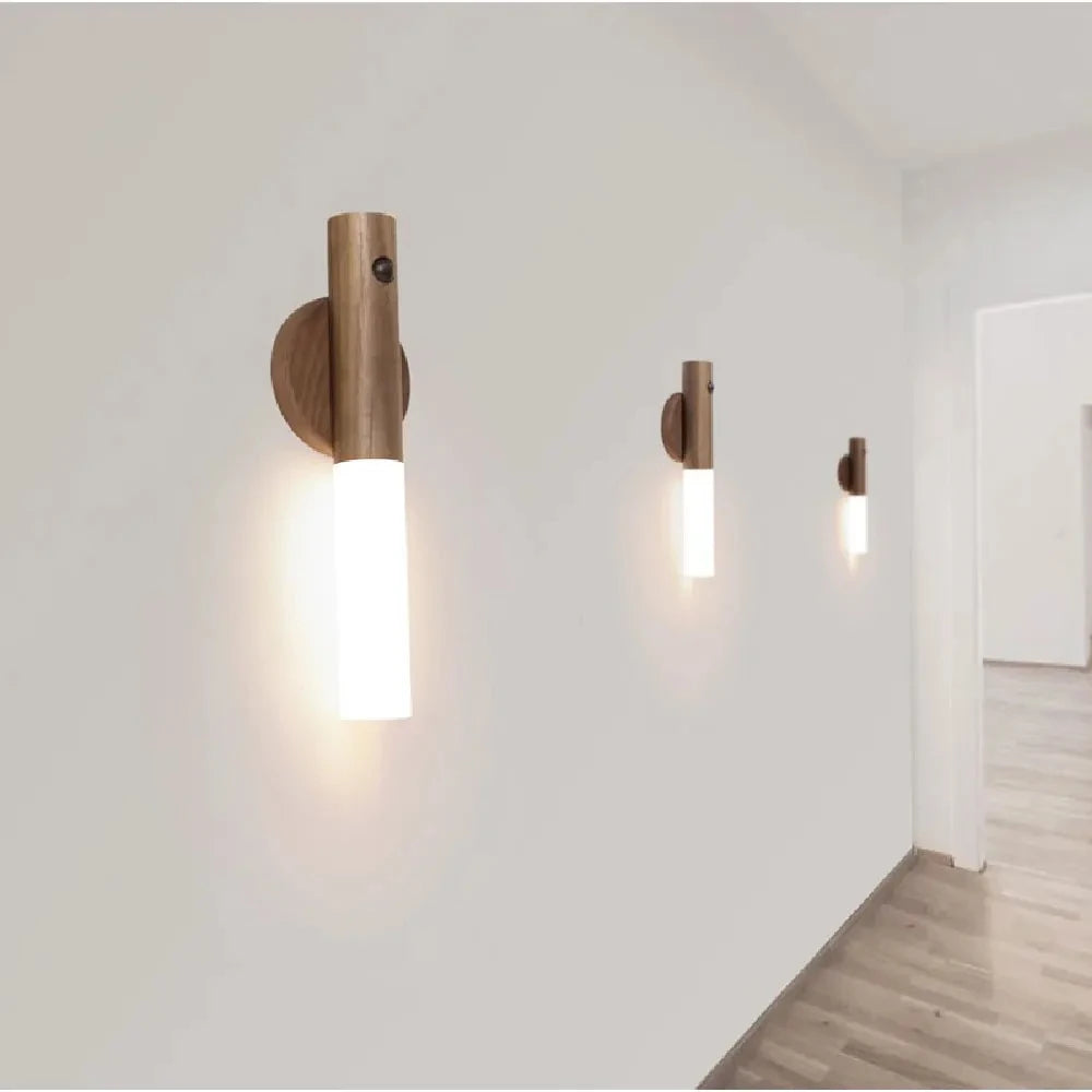 Sensor LED Light – Wood Wall Lamp