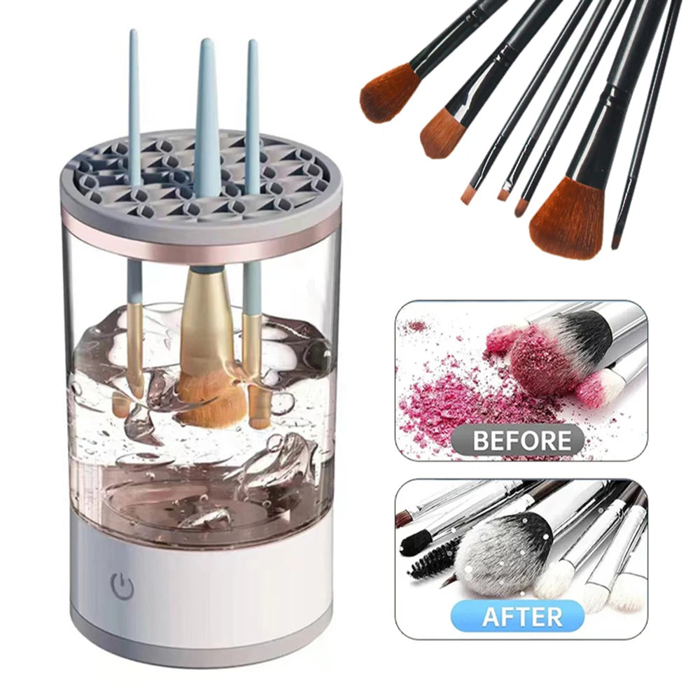 Brush Cleaner & Holder