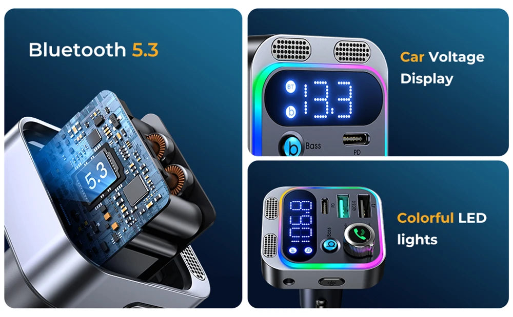 Bluetooth FM Transmitter for Car