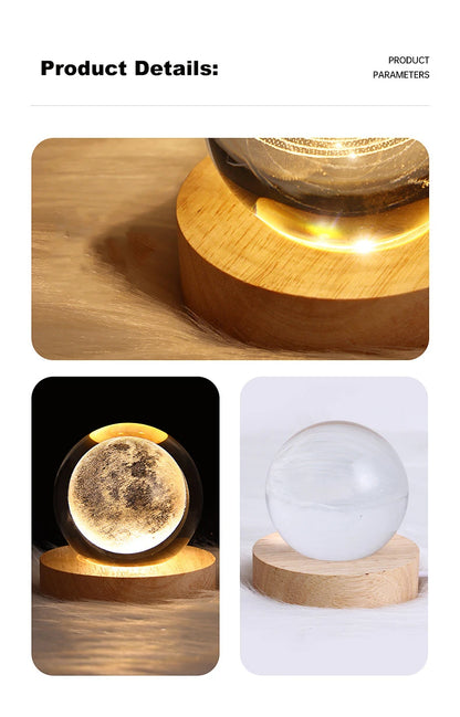 Galaxy Crystal Ball Night Light