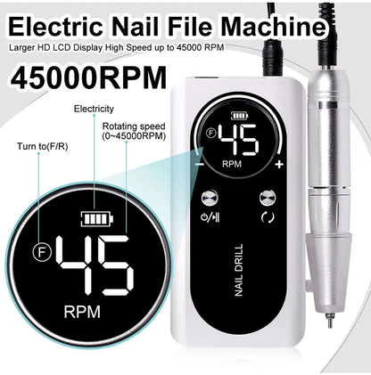 Rechargeable Electric Nail Drill