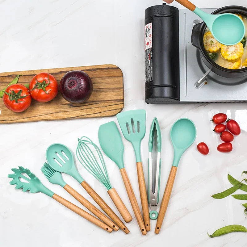 Silicone Cooking Utensils Set