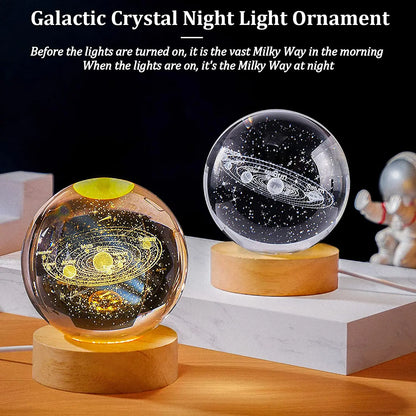 Galaxy Crystal Ball Night Light