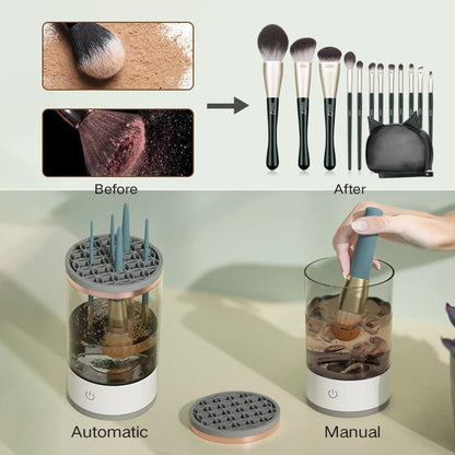 Brush Cleaner & Holder