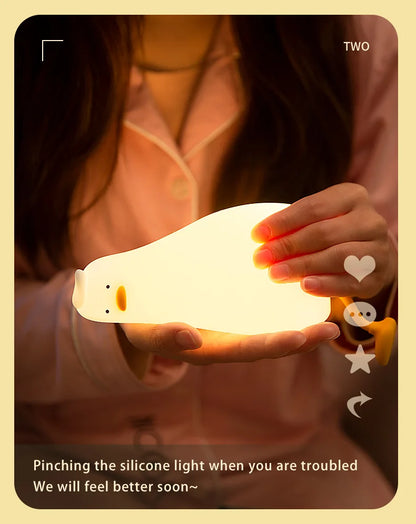 Rechargeable Duck LED Night Light