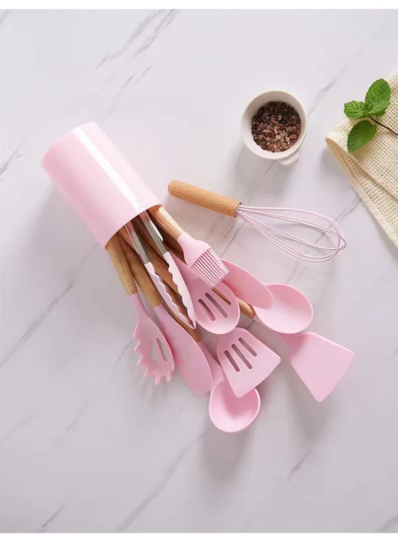 Silicone Cooking Utensils Set