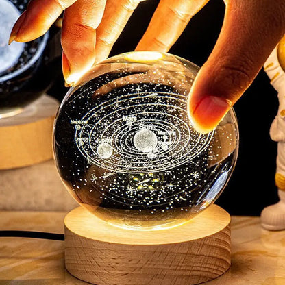 Galaxy Crystal Ball Night Light