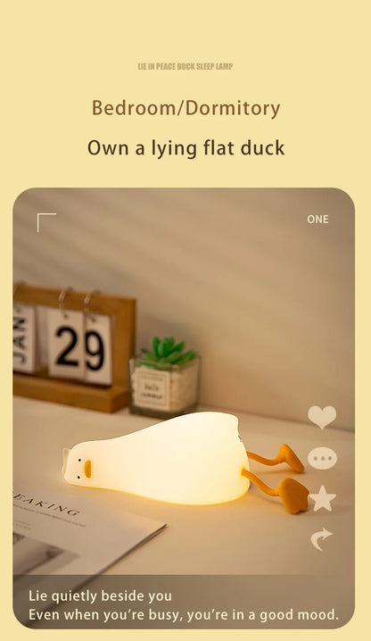 Rechargeable Duck LED Night Light