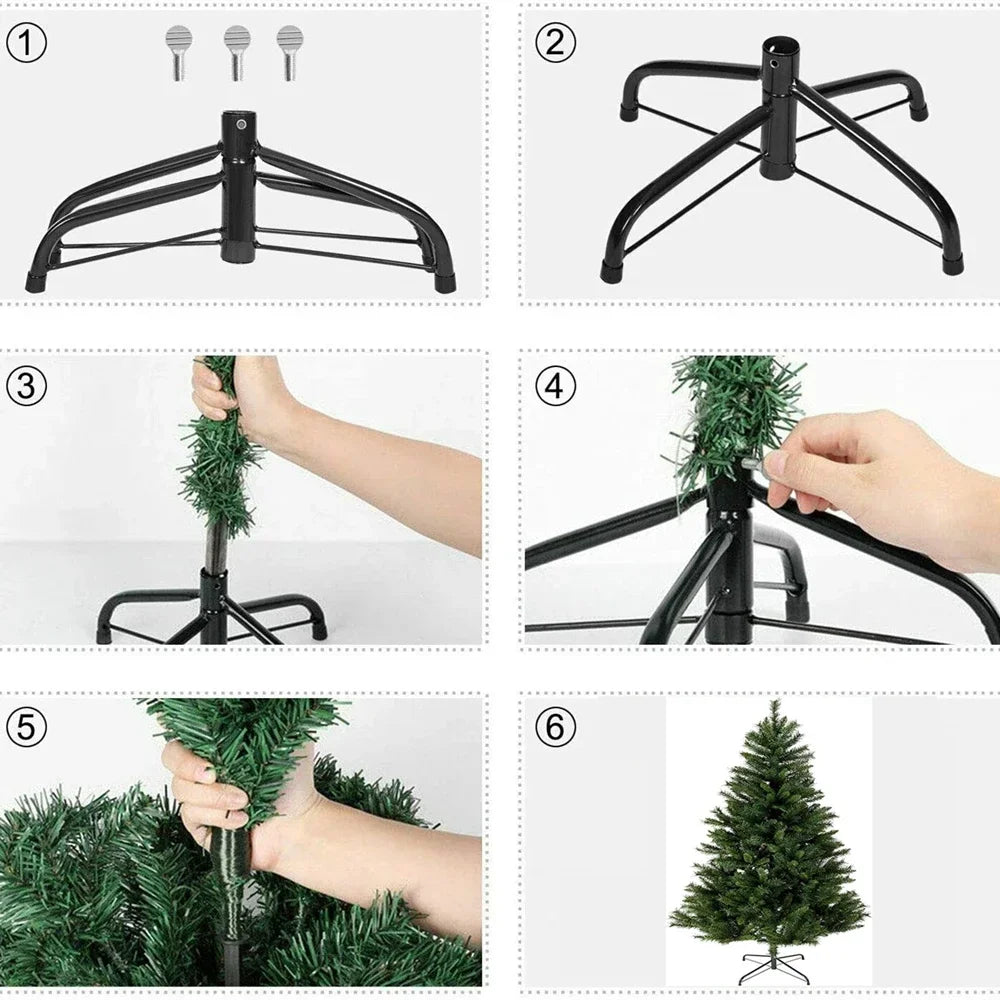 Large Green PVC Christmas Tree