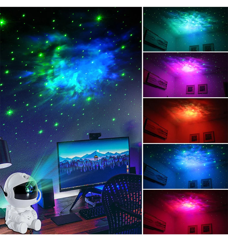 Astronaut Galaxy Star Projector