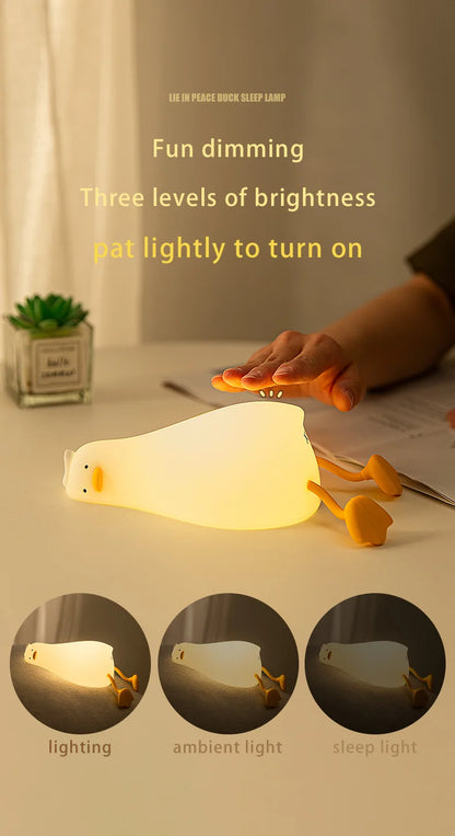 Rechargeable Duck LED Night Light